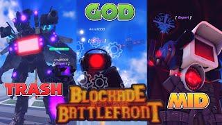 TOP MOST POWERFUL MASTERY SKILLS || SKIBIDI TOILET BLOCKADE BATTLEFRONT || ROBLOX