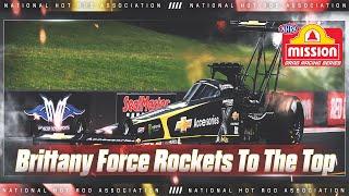 Brittany Force rockets to the top in Richmond