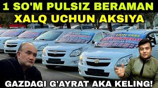 1 SO'M PULSIZ BERAMAN. LION CARS AVTO KREDITDAN! G'AYRAT DO'STOV SERGELIGA KELING