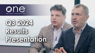 Q3 2024 Results Presentation | ONE United Properties