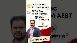 #kaps  EXAM NOVEMBER RESULT 2024 | #shorts  #kapsexam #pharmacyexam #opra exam #pharmacist #kapsexam