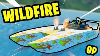 THE *NEW* WILDFIRE IS THE FASTEST BOAT! (ROBLOX)