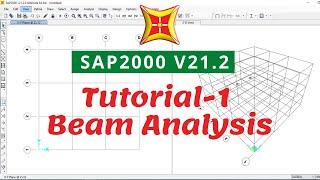 SAP 2000 Tutorial 1 || Learn SAP from Beginning Series || Latest Version of SAP