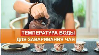 Как правильно подобрать температуру для  заваривания чая.