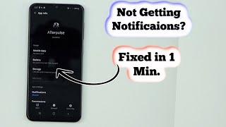 How to fix notificacion problem on Android / not getting Apps Notifications