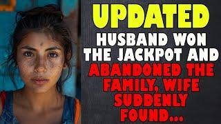 Husband won the jackpot and abandoned the family, wife suddenly found...