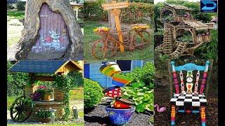 Garden creative ideas & garden craft ideas & creative home garden ideas | Creative gardening ideas