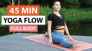 45 Min Yoga Flow | Intermediate - Advanced Full Body Yoga