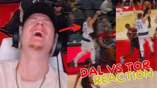 Reacting to Mavericks vs Raptors Regular Season Game!