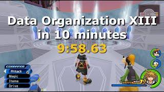 [Speedrun] KH2FM (PC) - Beating Organization XIII in less than 10 minutes (9:58.63 loadless)