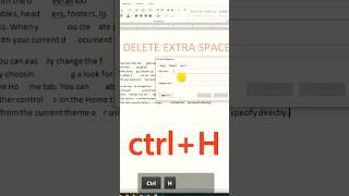 How to remove extra Space in ms word|#shorts #trending #viral #subscribe #youtubeshorts