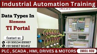 PLC Data Types Explained | Data Types in Siemens PLC | Data Types in TIA Portal | PLC Programming