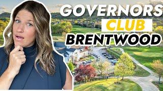 Golf Course LUXURY in BRENTWOOD TENNESSEE - Governors Club (FULL TOUR) - Moving to Nashville TN