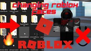 How to get into the Roblox game files and add any face!!