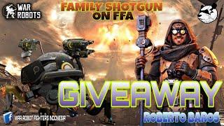 The Family Shotgun On FFA | GIVEAWAY 5X #WRwinRobertoB  #warrobots  #warrobotsindonesia