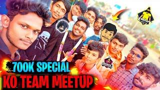 KO TEAM MÉETUP  || 700K SPECIAL  ||  FACE  || KNOCKOUT TAMILAN FACE || Free fire