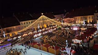 Targul de Crăciun din Sibiu. Palinca fiartă, Coaste de Porc delicioase și iar Palincă.M-am abțiuguit