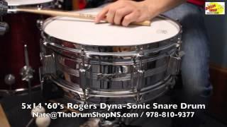 5x14 Rogers Dyna-Sonic Snare - Mid '60's - The Drum Shop North Shore