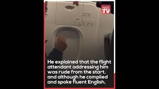 Khabib escorted off plane after dispute with flight attendant