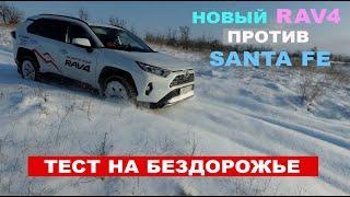 2020 Toyota RAV4 против Hyundai Santa Fe. Чей полный привод лучше?