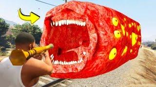 КАК ПОБЕДИТЬ ПОЕЗД ПОЖИРАТЕЛЬ! TRAIN и ОБЗОР МОДА в GTA MODS! GTA 5 ВИДЕО MODS