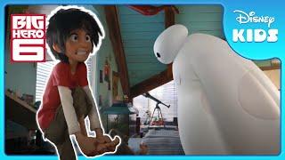  Hiro's Toe Injury Drama!  | Big Hero 6 | Disney Kids