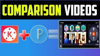 How to Make Comparison Videos in Kinemaster and Pixellab