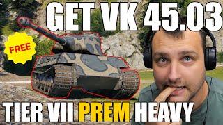 The 2nd FREE Premium Tank: VK 45.03 in World of Tanks