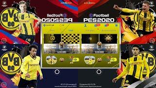 eFootball PES 2020 Mobile Patch Borussia Dortmund Full Bundesliga and Laliga. OBB