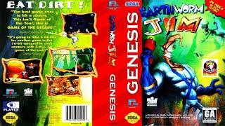 Sega MD: Earthworm Jim (rus) longplay [21] (Difficult)