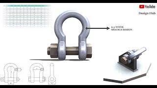 D-shackle Design in Solidworks |Design Hub| Solidworks Tutorials|