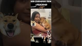 FELICIDAD ATENCIÓN ALIMENTAR CUIDADOS AMOR PASEAR AL MEJOR AMIGO EL PERRO @Noemagia28  suscribete