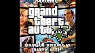 GTA 5: FIRST TEN MINUTES OF GAMEPLAY!!! SPOILERS!!!! #GTA5