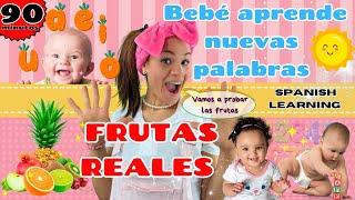 LEARN TO TALK l Frutas reales l Vocales l Números y mucho más I Spanish Learning