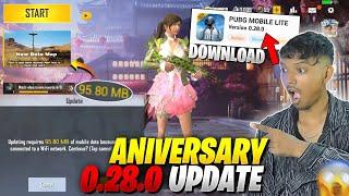 PUBG LITE 0.28.0 ANNIVERSARY UPDATE  | NEW UPDATE 0.28.0 DOWNLOAD  | WP FIX AND ALL NEW FEATURES |