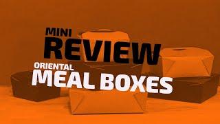 Disposable Discounter mini Review: Oriental meal boxes