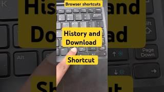 Master Your Browsing: Tips for History & Downloads #shortcutkeys #hacks #productivity #technology