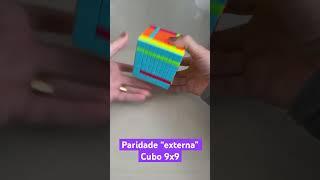 Como eu resolvo no cubo 9x9 a paridade tipo “externa”? #cubo #cubomágico #cube #rubiks #paridade