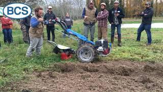 Field Day: Breaking Ground & Building Raised Beds with BCS Two-Wheel Tractor and Rotary Plow