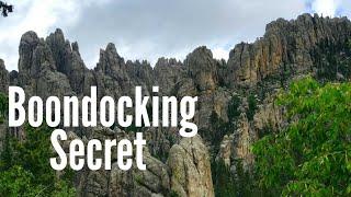 FREE Camping in Black Hills SD | Boondocking Secret Location [Full Time RV Living]