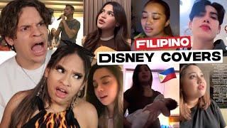 WHY are FILIPINO DISNEY Covers Better!? Latinos react to Filipino Disney Covers that went viral!