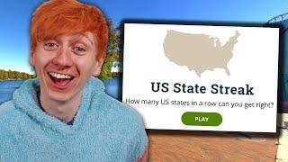 My First Time Playing Geoguessr US STATE STREAKS (New Gamemode)