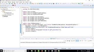 Pdf Generation Example in Java Pdf generation API ITEXT Pdf Jar Download