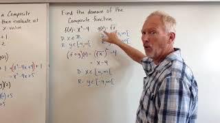 Composite Functions & Domain and Range