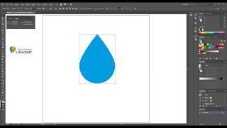 How to draw a Water Drop in Illustrator in few seconds