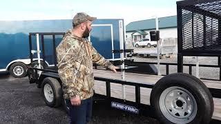 Sure-Trac 16' Tube Top Landscape Utility Trailer @ Kelley and Sons Trailers