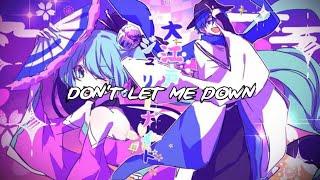 Nightcore the chainmokers - don't let me down (NV)