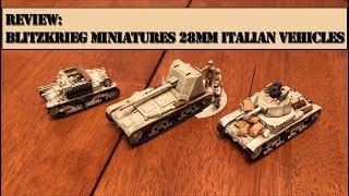 Review: Blitzkrieg Miniatures Italian Tanks