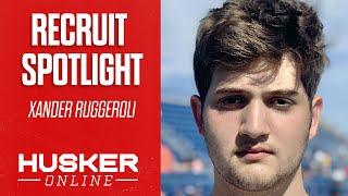 HuskerOnline meets with Nebraska football recruit 2024 OT Xander Ruggeroli out of Bishop Gorman