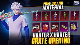 HUNTER X NEW CHARACTERS CRATE OPENING | FREE UC AND MATERIALS